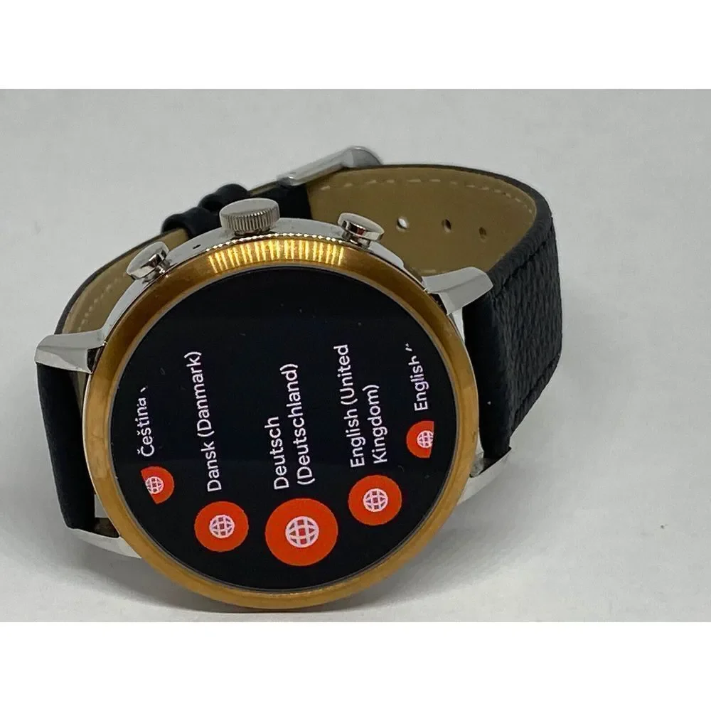 Fossil Gen 4 Authentic Digital Dial Smart Watch Custom Band FTW6016 DC102